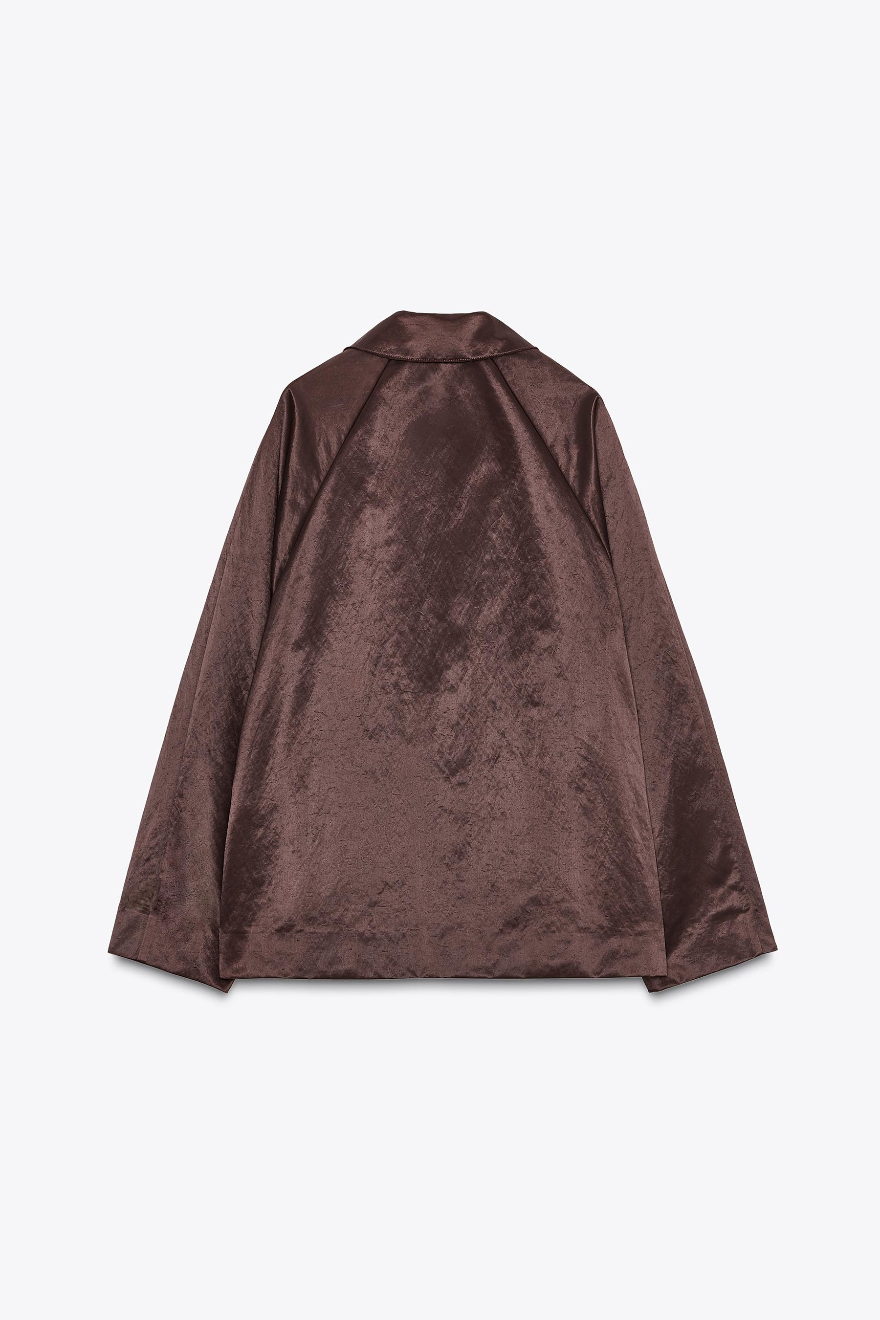 ZW COLLECTION SATIN JACKET - Image 6