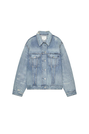 TRF RIPPED DENIM JACKET - Image 3