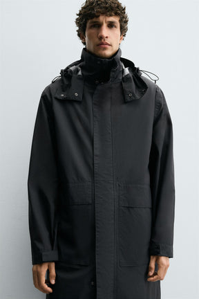 WATER-REPELLENT DETACHABLE TECHNICAL PARKA - Image 5