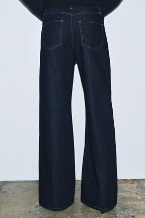 High-Rise Wide Jeans
