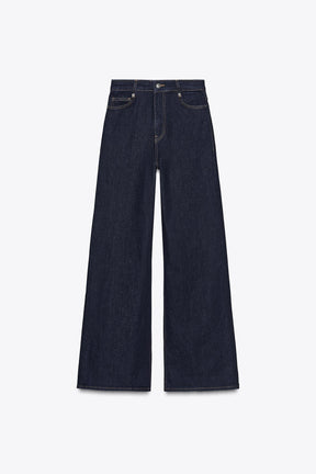 High-Rise Wide Jeans