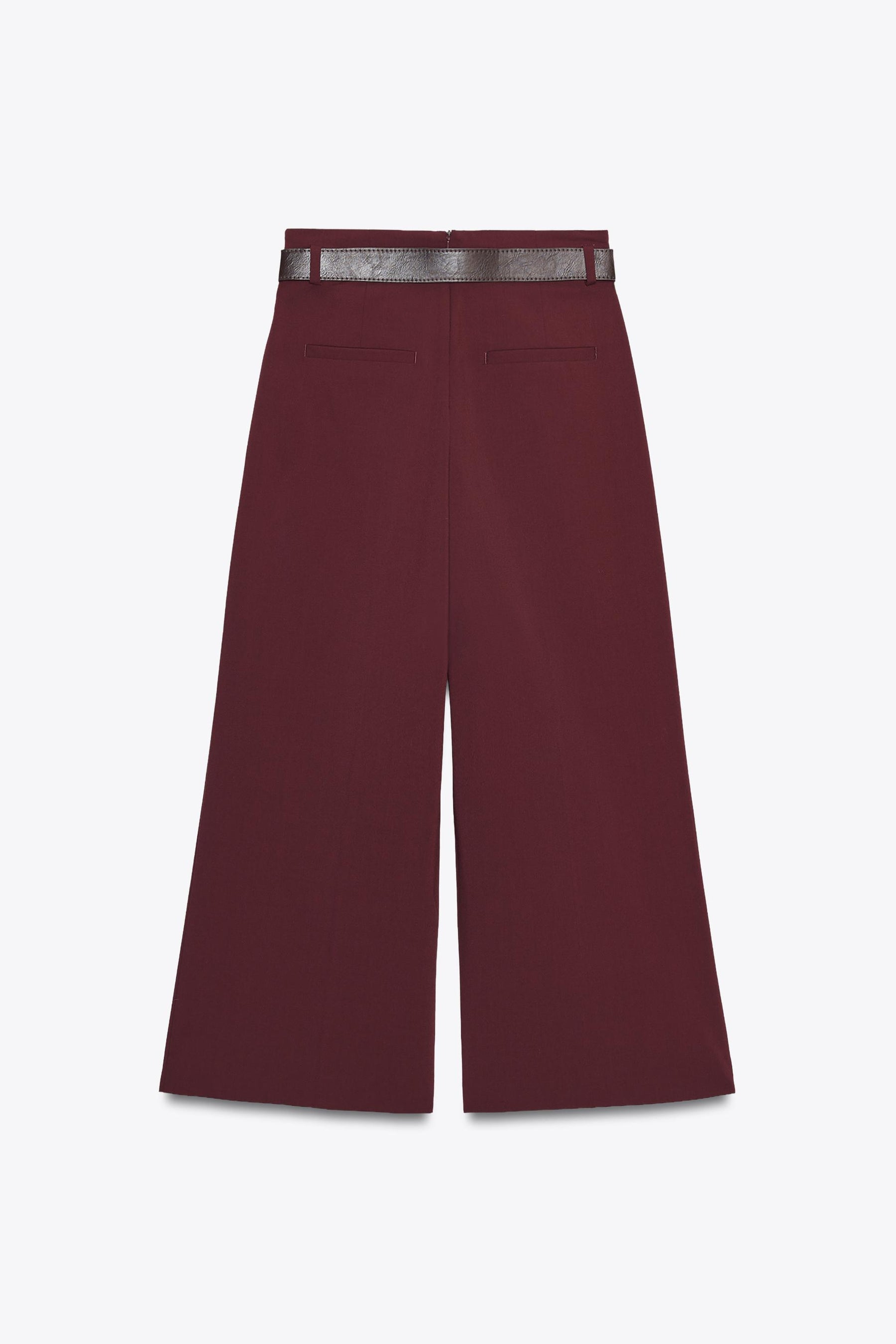 Trousers with belt