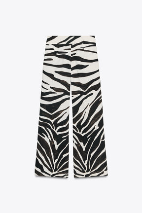 Animal Print Trousers