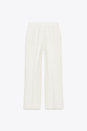 Straight-leg High-waist Trousers