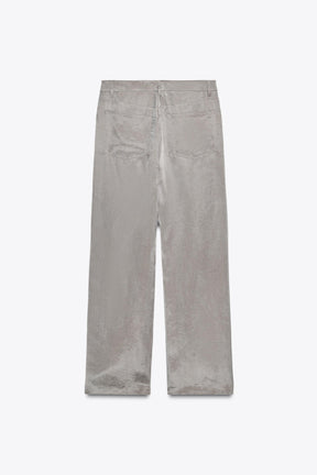 Satin Flowing Trousers