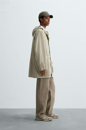 LIGHTWEIGHT SHORT COTTON PARKA - Image 4