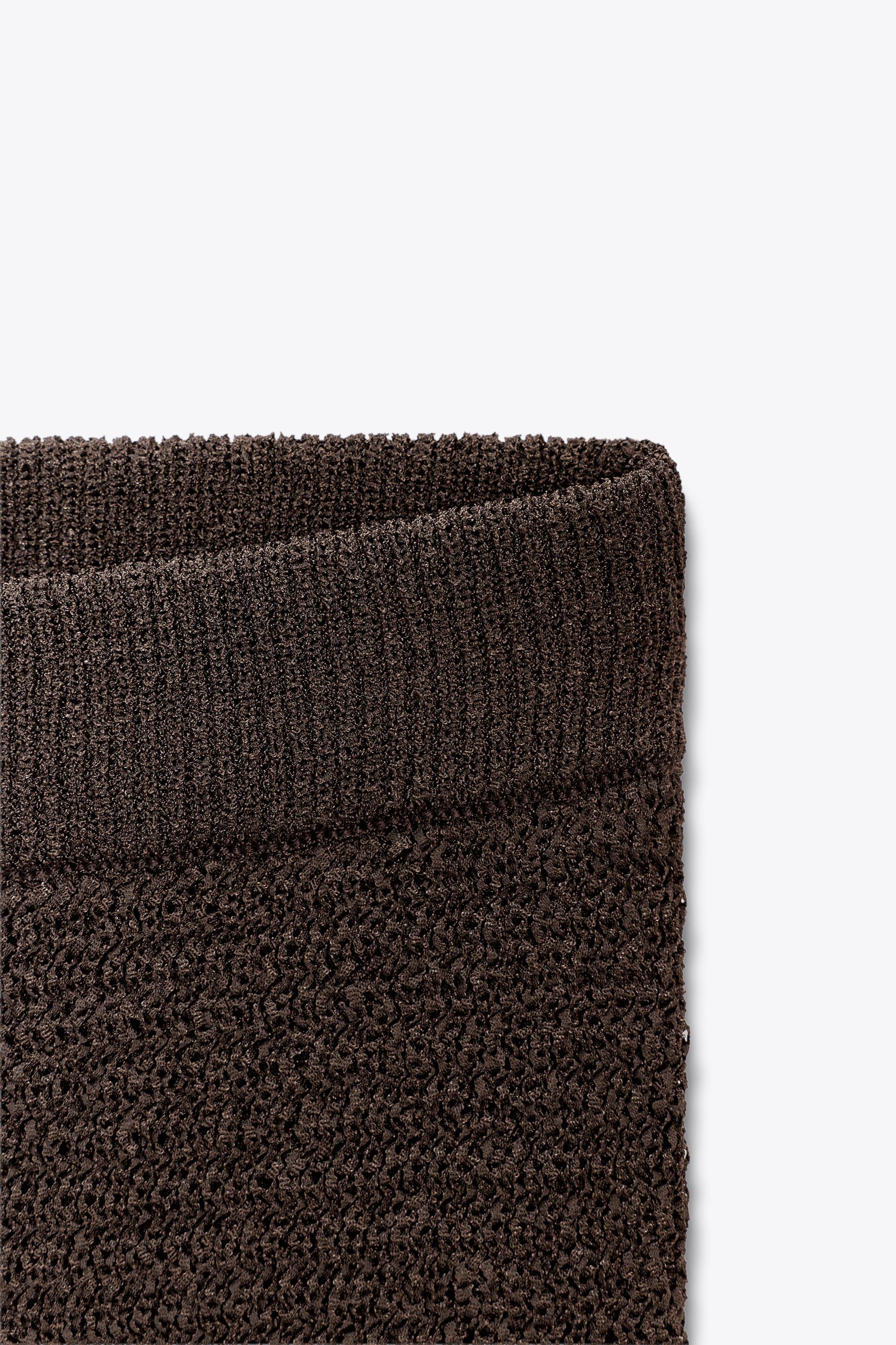 TEXTURED KNIT MAXI SKIRT - Image 9