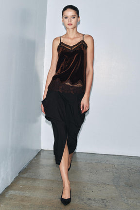 VELVET LACE CAMISOLE