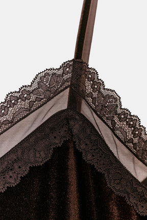 VELVET LACE CAMISOLE