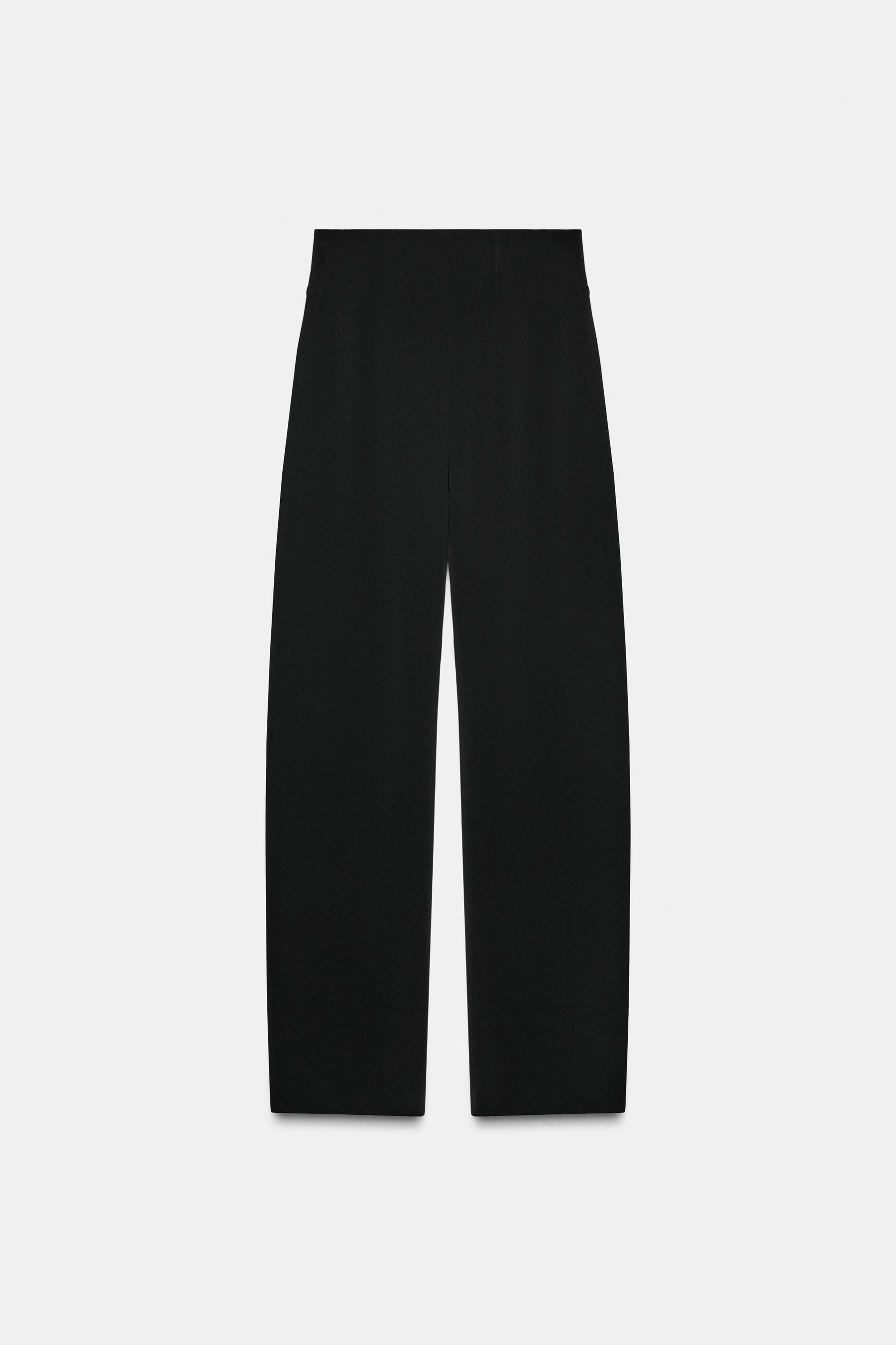 High-waist Trousers with Zip