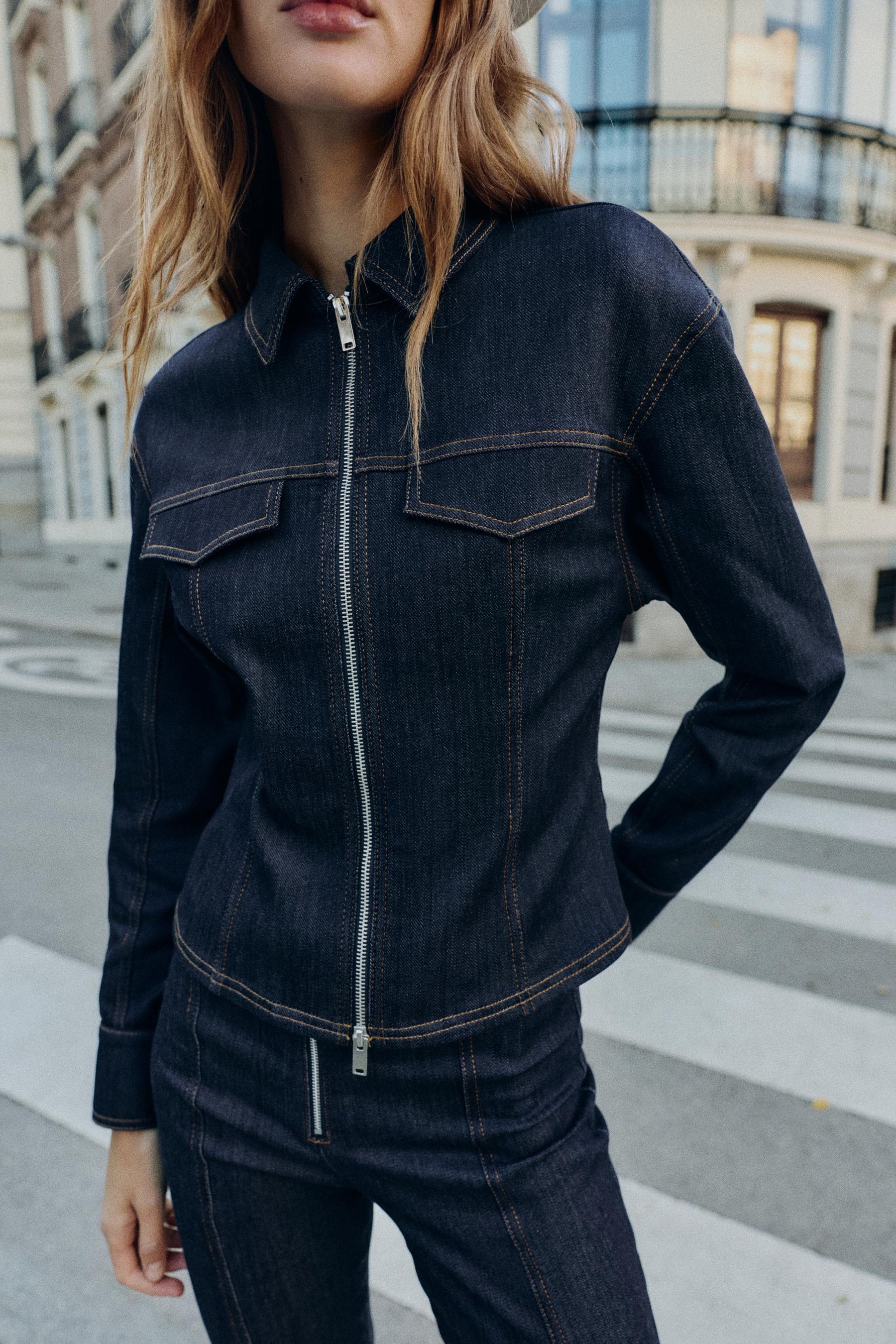 Z1975 FITTED DENIM JACKET - Image 4