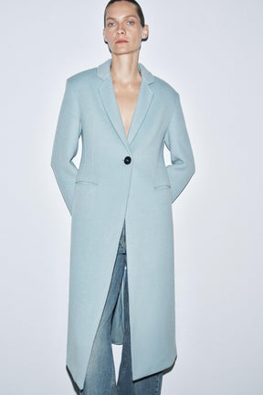FITTED WOOL BLEND COAT ZW COLLECTION - Image 7