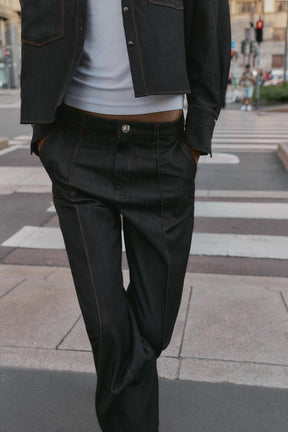 TOPSTITCH TROUSERS