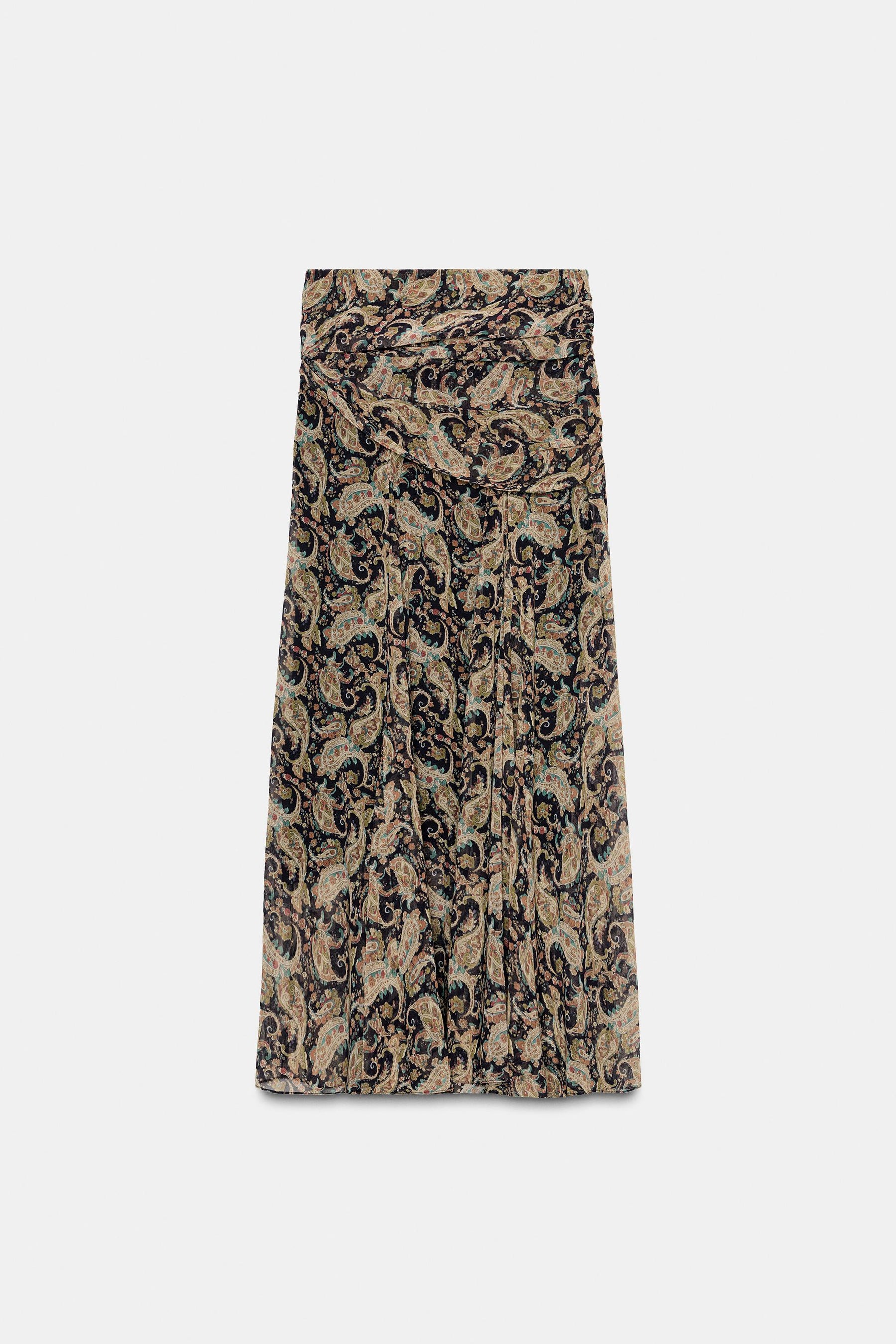 Paisley Long Skirt