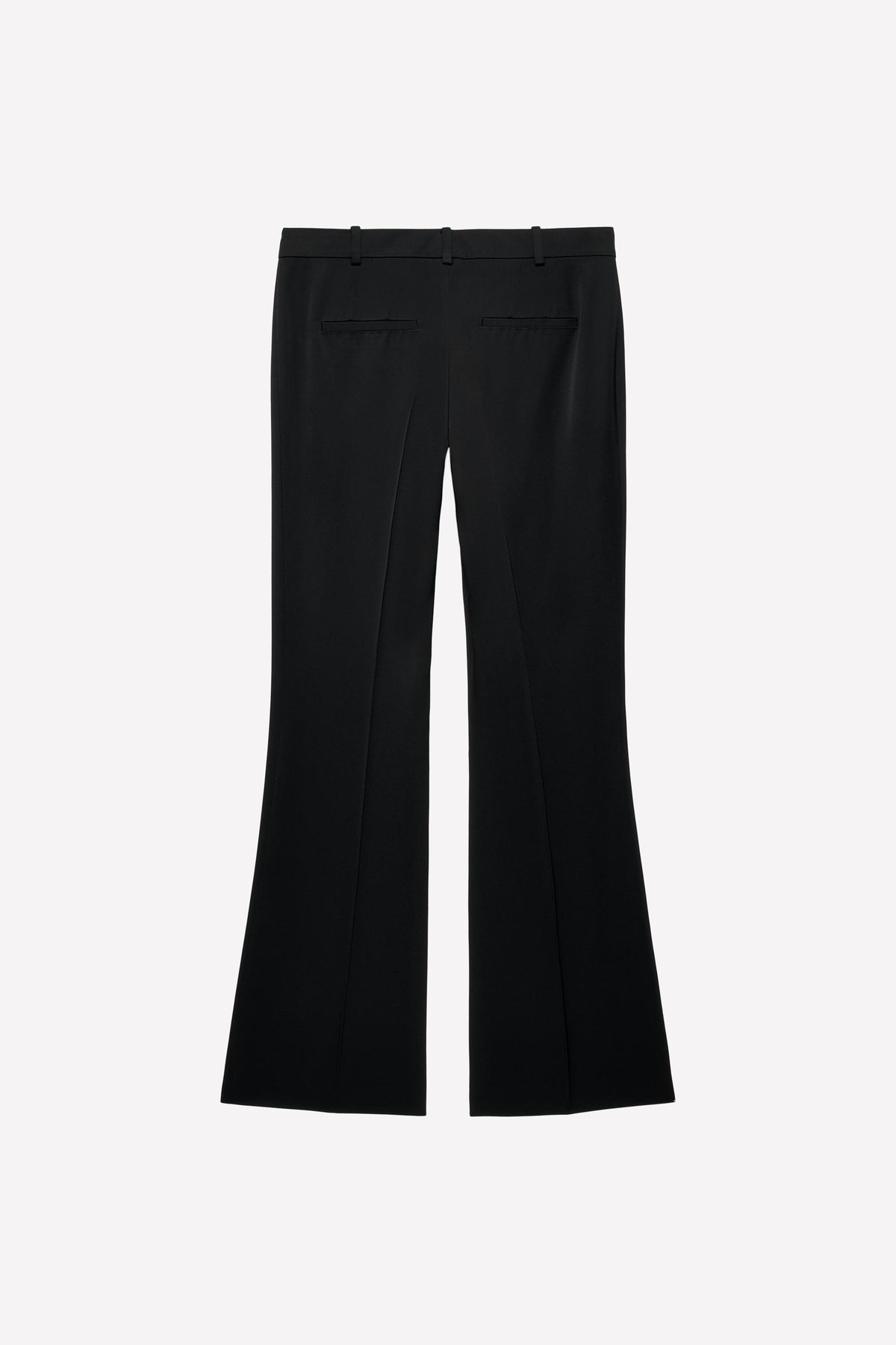 Cropped wool trousers
