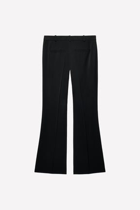 Cropped wool trousers