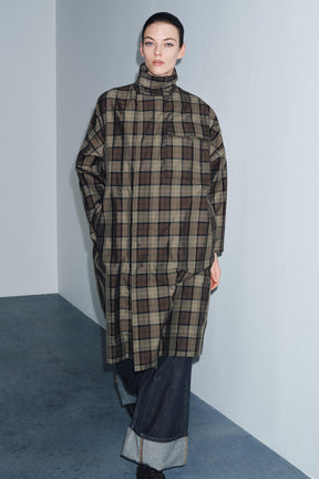 ZW COLLECTION LIMITED EDITION CHECKED TRENCH COAT - Image 4