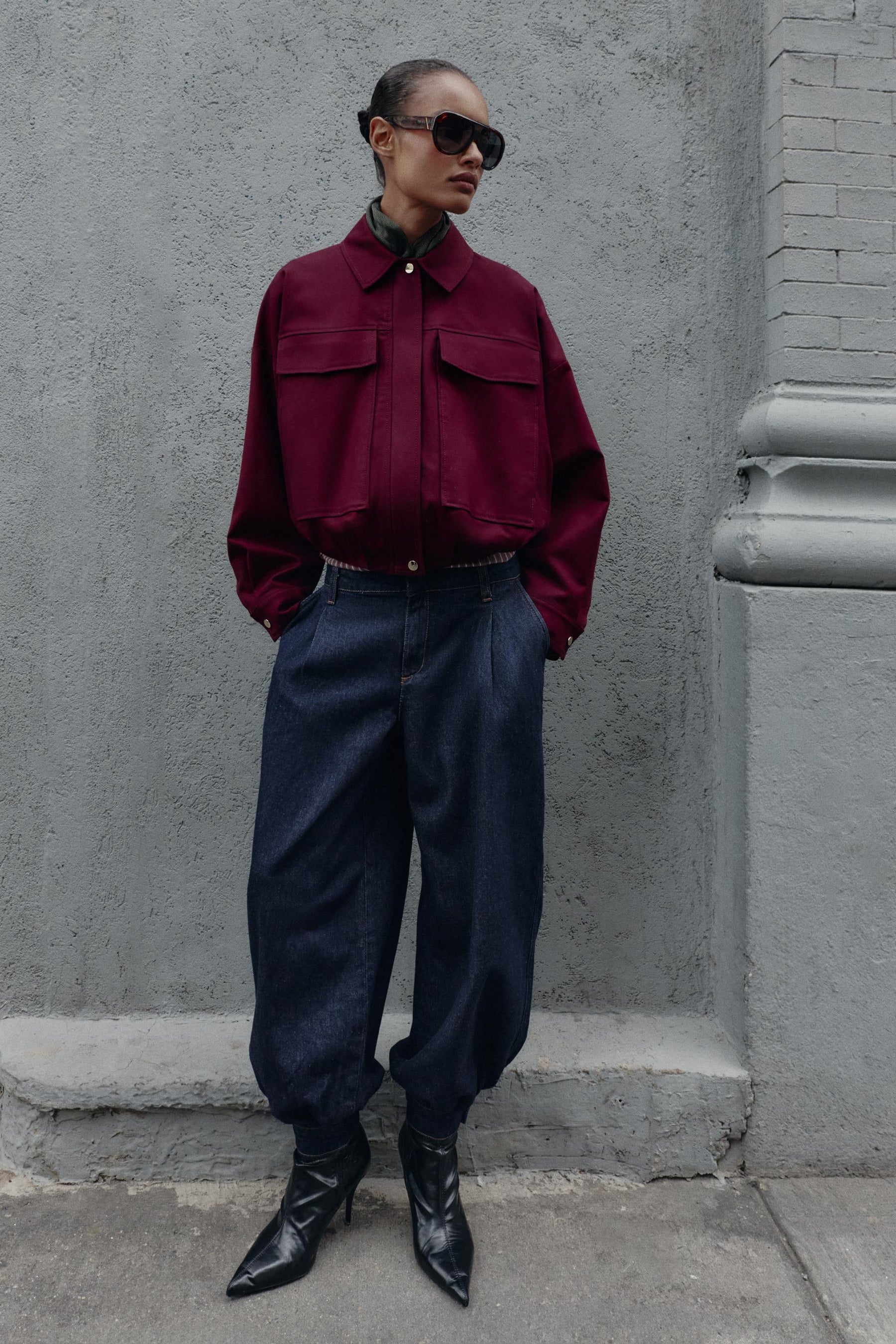 BOMBER JACKET WITH LARGE POCKETS - Image 3