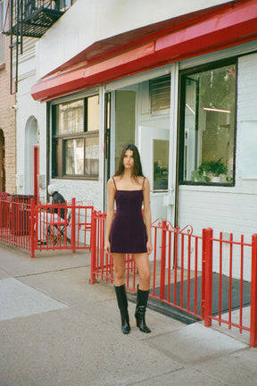 VOLUMINOUS SHORT DRESS - Image 1