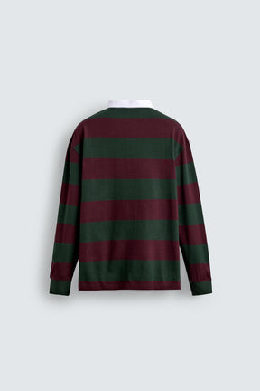 STRIPED PATCH POLO SHIRT - Image 7