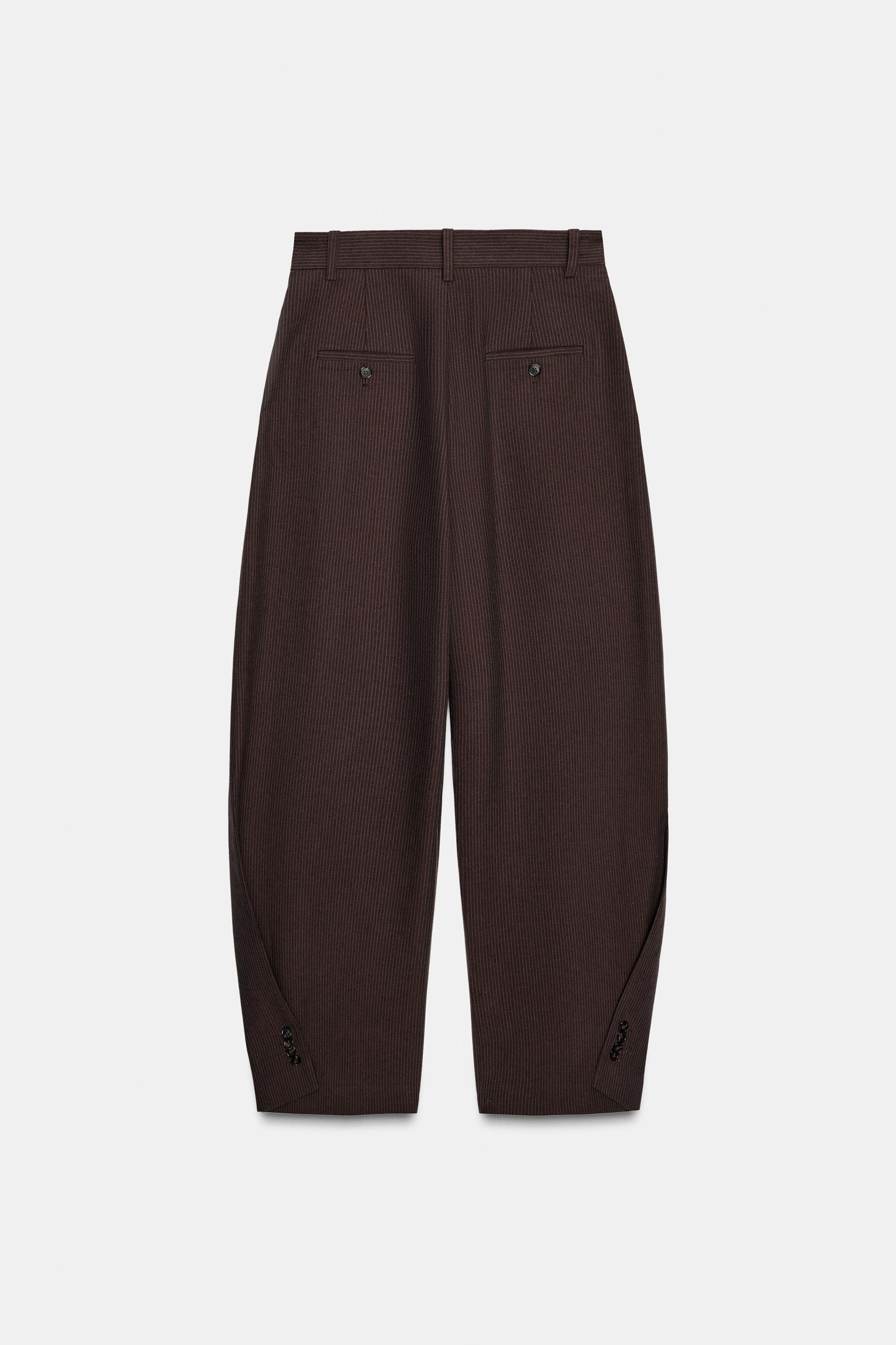 Striped Balloon Trousers