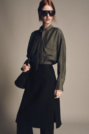 Straight-leg trousers