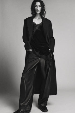 Leather Effect Balloon Trousers