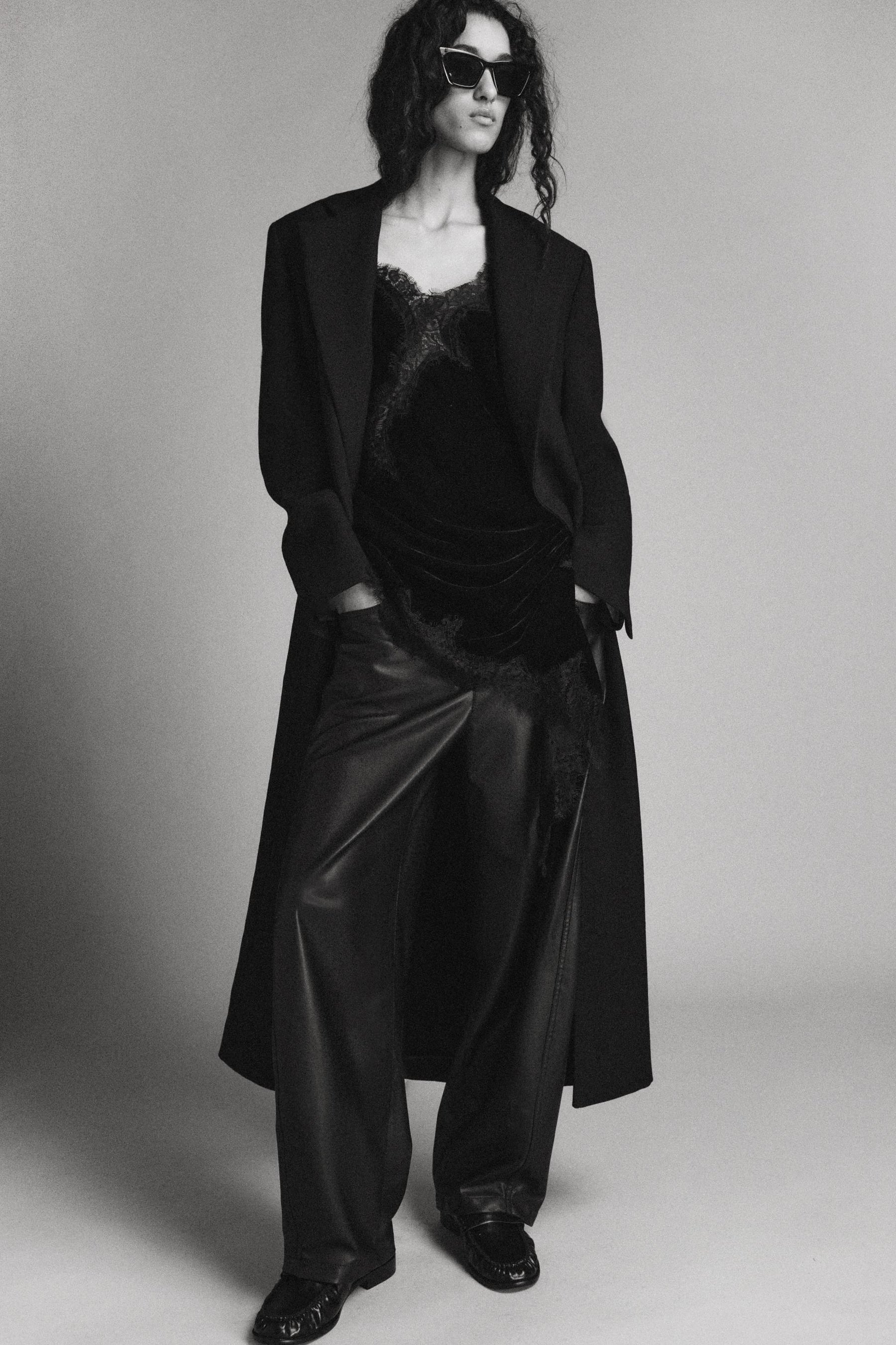 Leather Effect Balloon Trousers