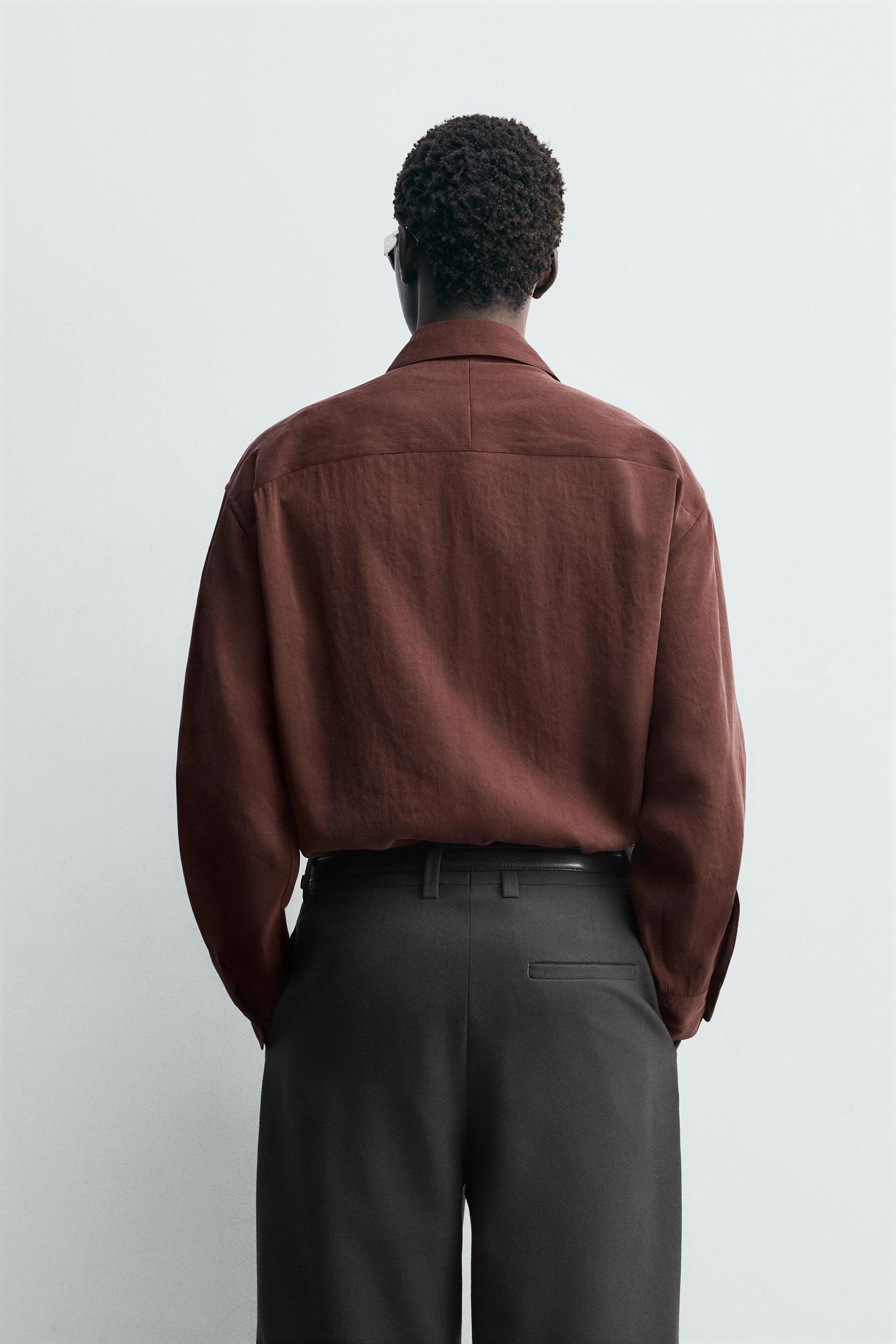 RELAXED FIT FLOWING SHIRT - Image 3