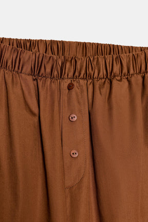 POPLIN PYJAMA TROUSERS