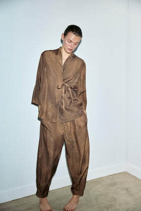 Printed Volume Trousers