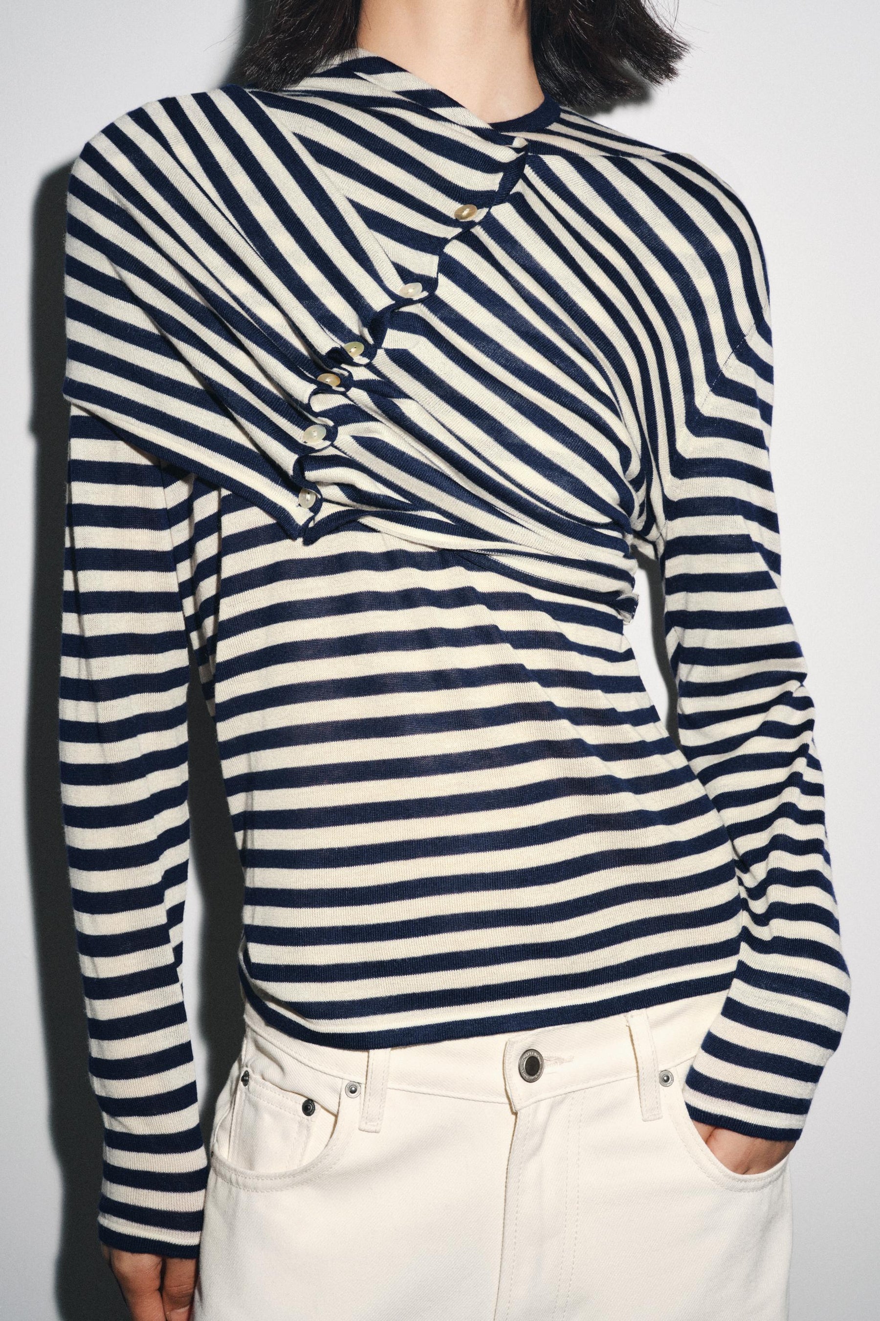 Striped Knit Jumper
