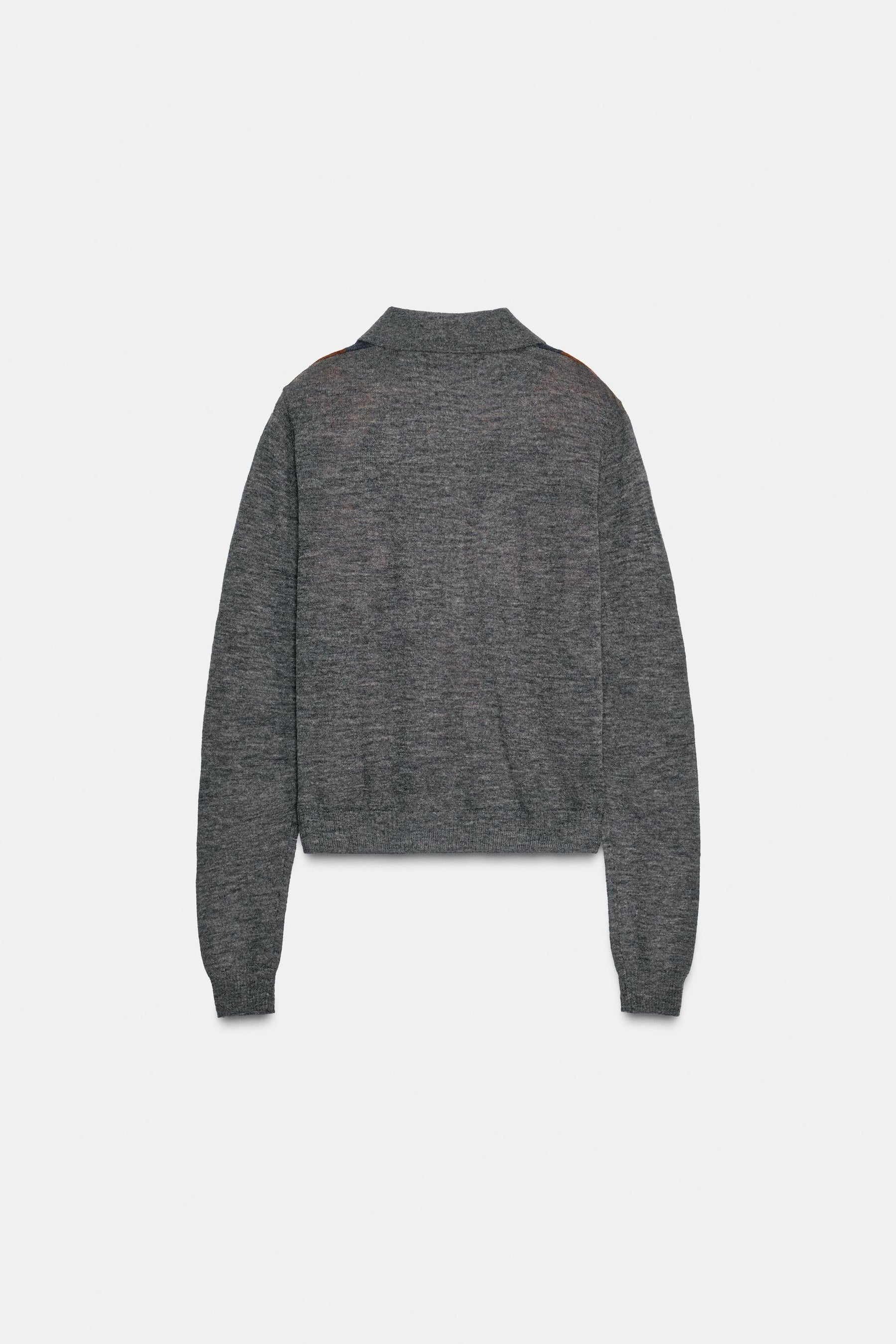 Diamond Knit Polo Shirt