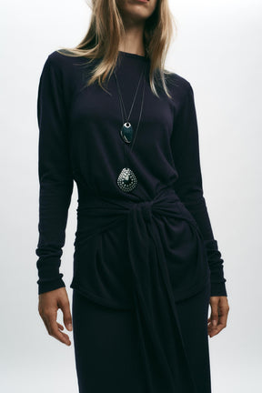 KNIT JUMPER WITH KNOT