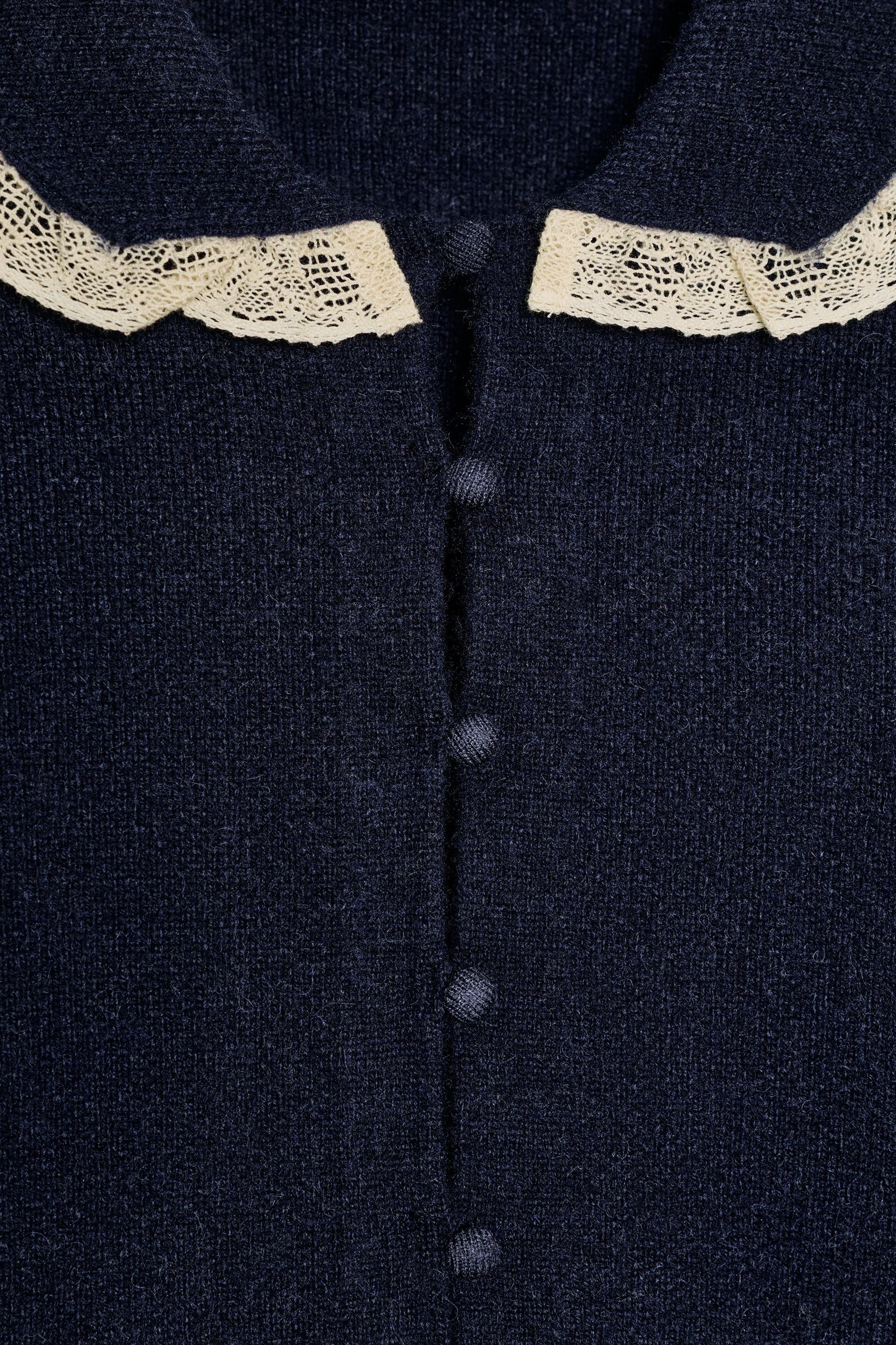 LACE PETER PAN COLLAR CARDIGAN - Image 7