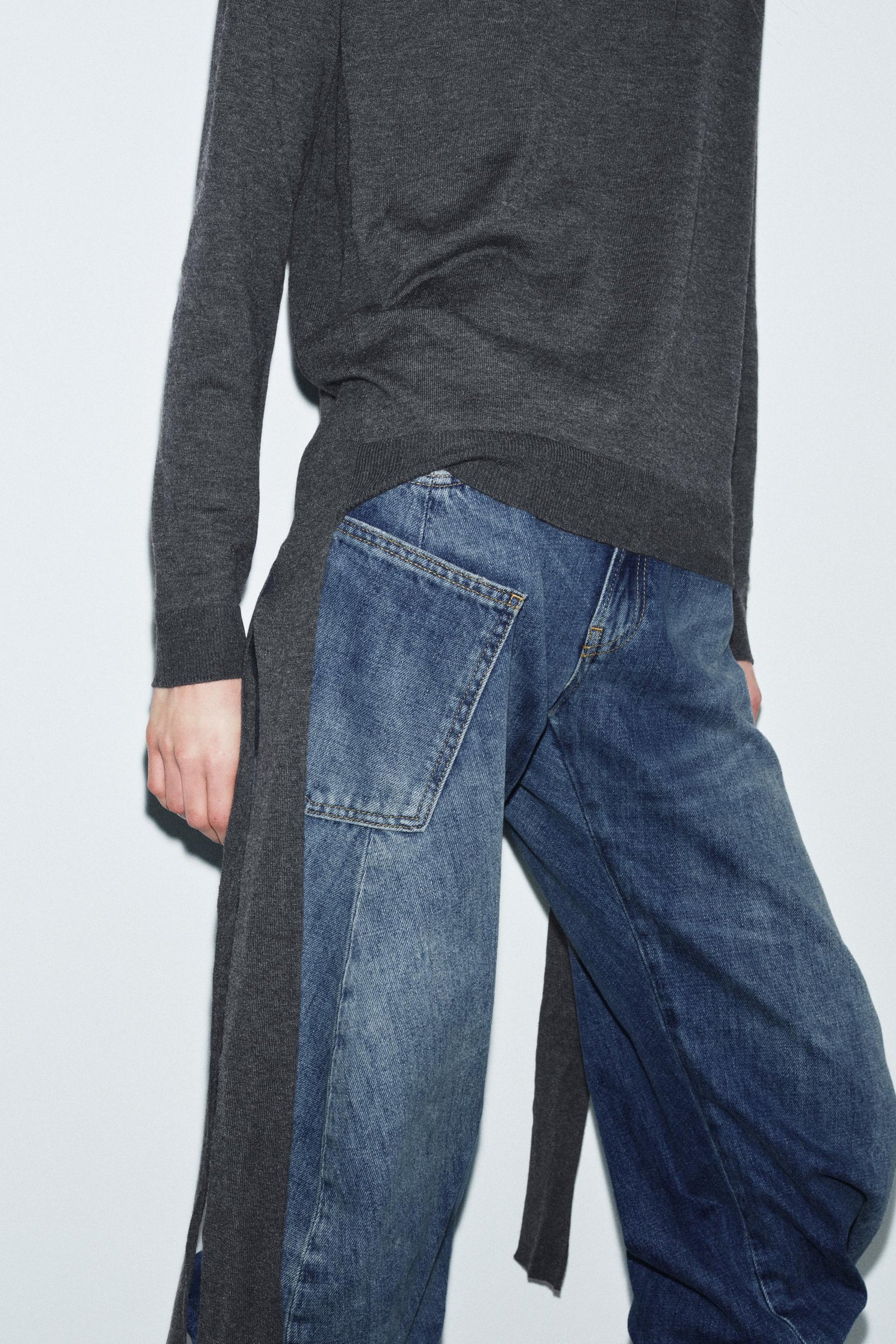 KNIT JUMPER WITH SIDE STRAPS - Image 4