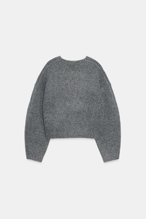 Double-Faced Knit Cardigan