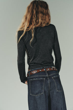 WOOL V-NECK SWEATER - Image 4
