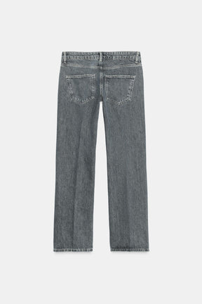 Straight Leg Low-Rise Jeans