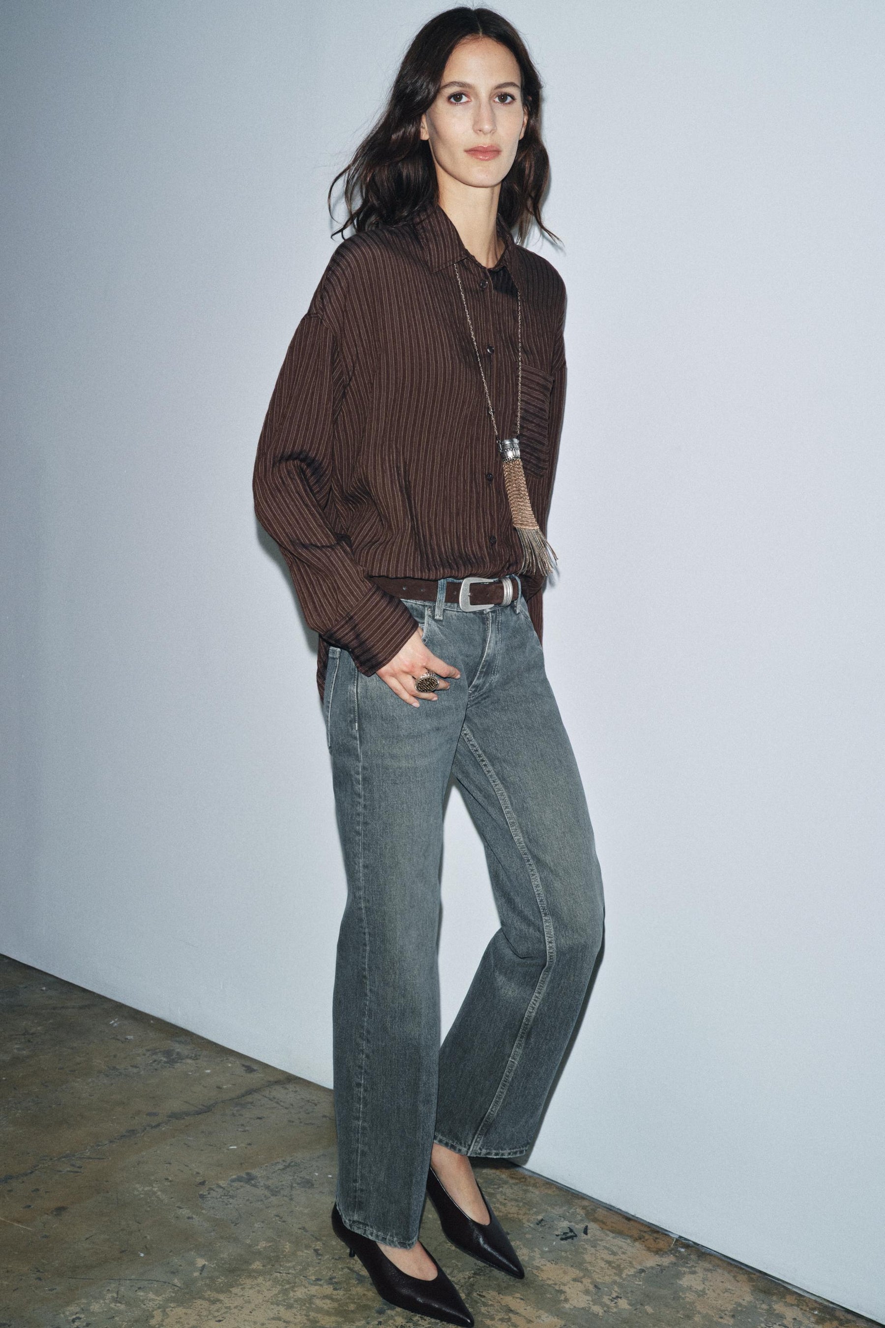 Straight Leg Low-Rise Jeans