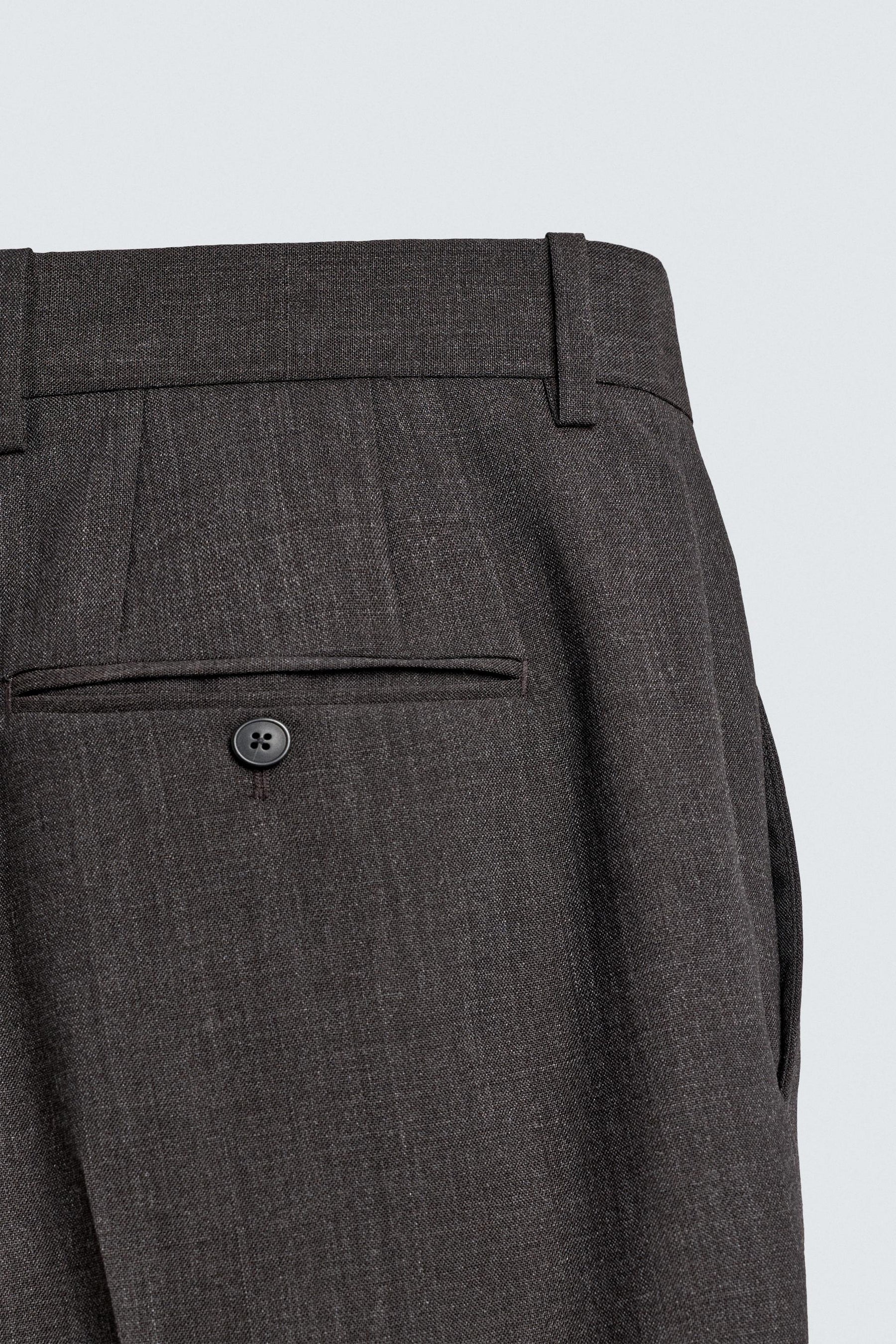 LIMITED EDITION WOOL SUIT TROUSERS - Image 10