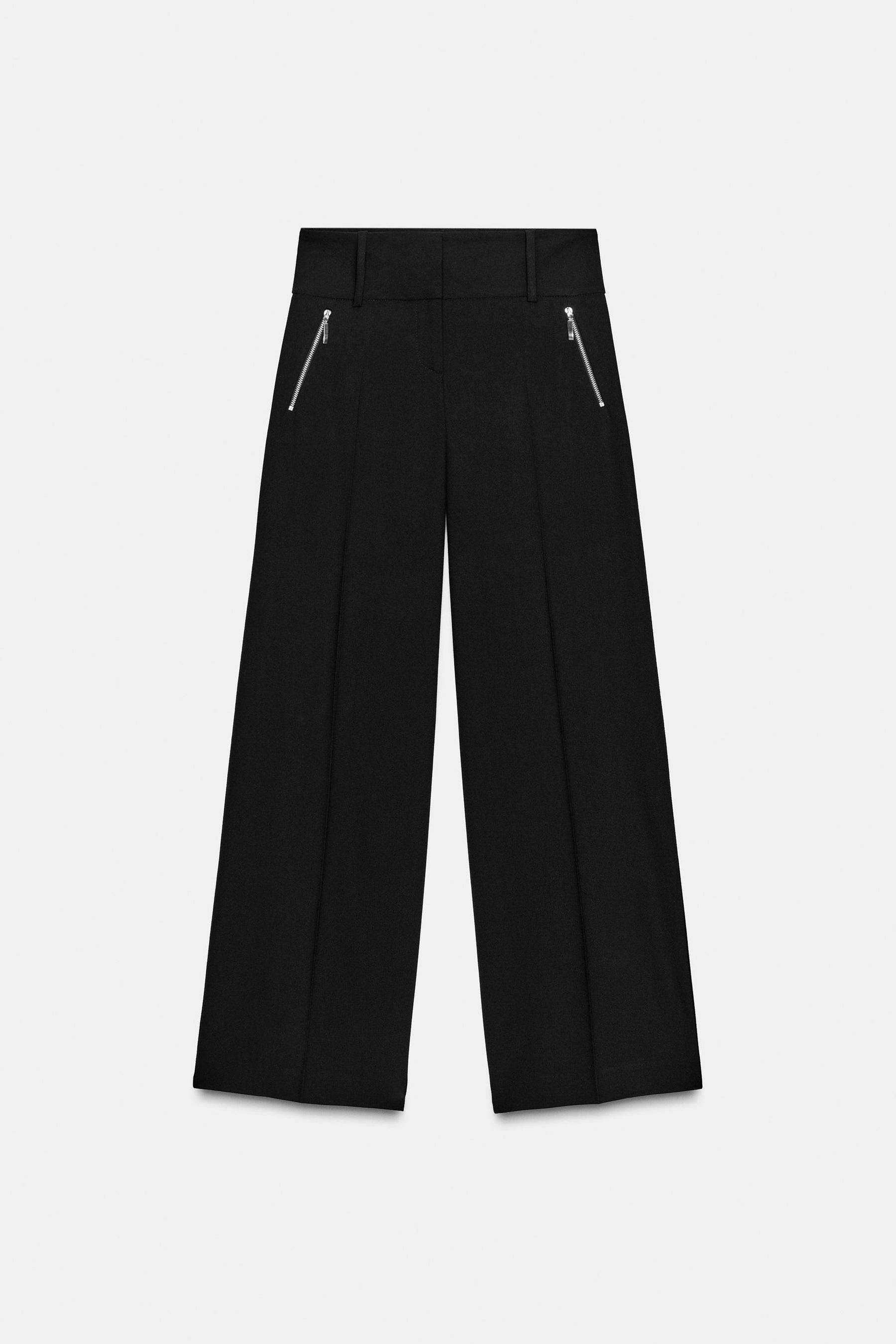 Trousers with zip pockets