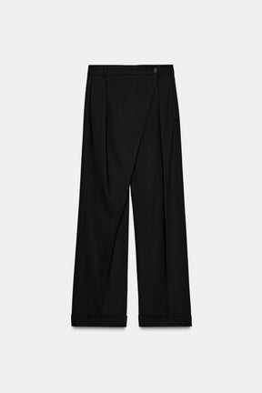 Asymmetric Waist Trousers