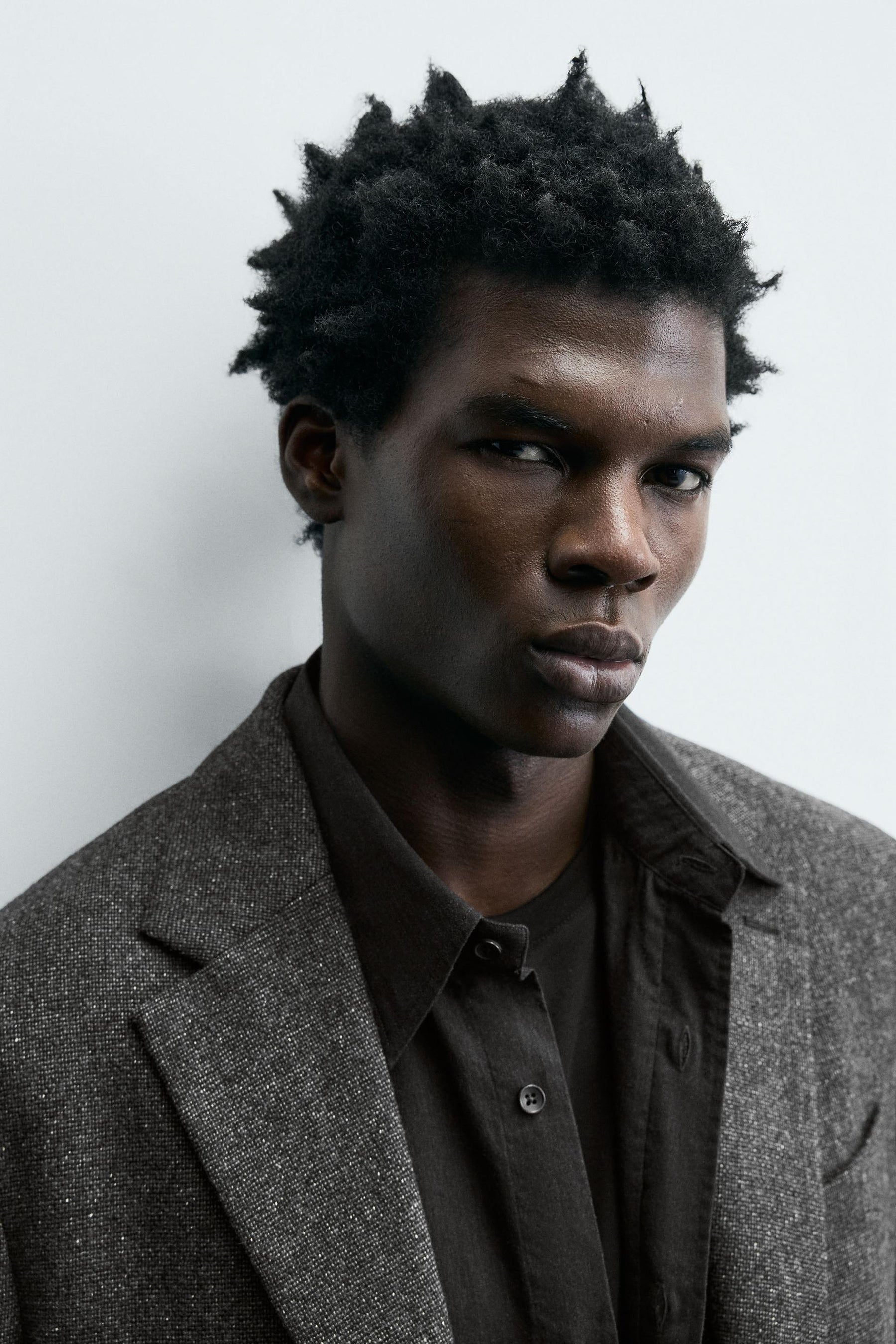 LIMITED EDITION TEXTURED WOOL BLEND SUIT BLAZER - Image 5