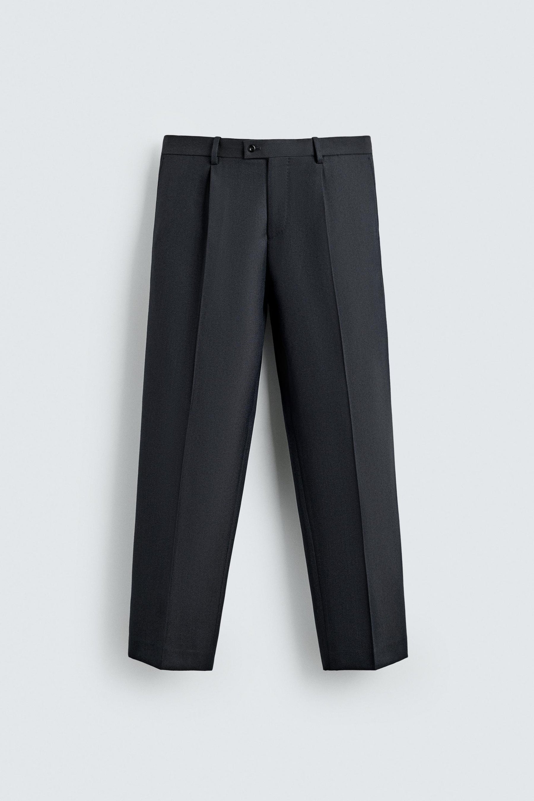 TEXTURED SUIT TROUSERS - Image 6