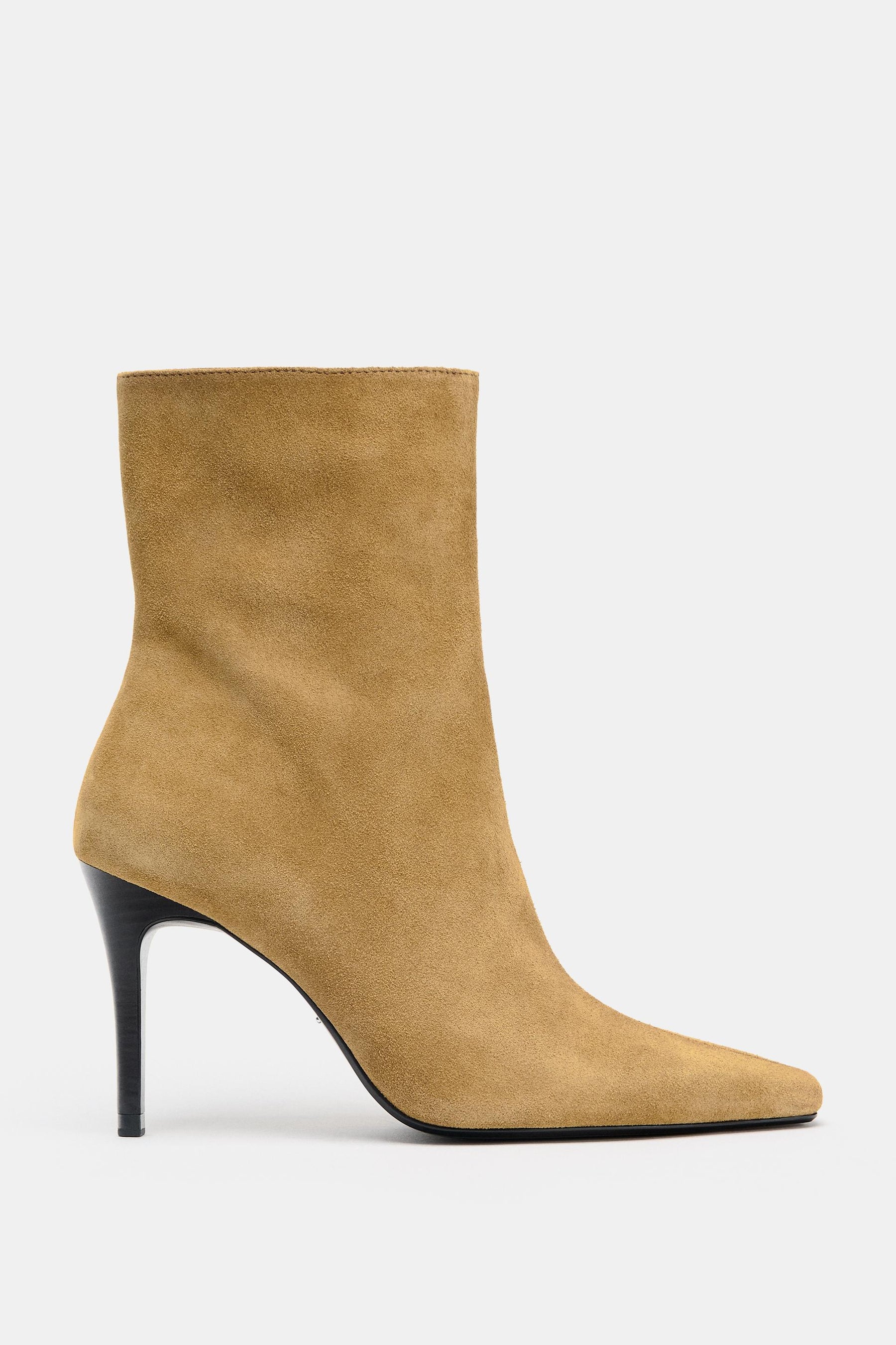 SUEDE ANKLE BOOTS