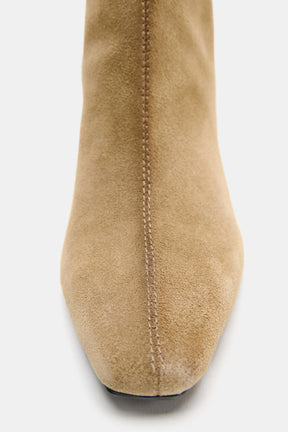 SUEDE ANKLE BOOTS