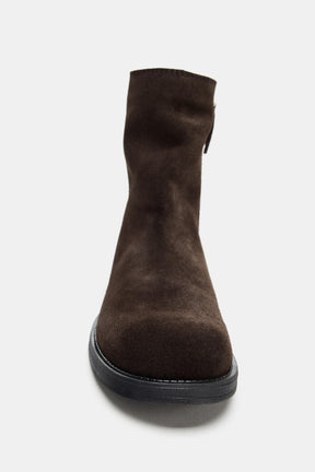 SUEDE ANKLE BOOTS
