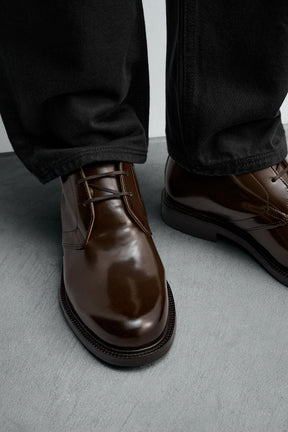 GLOSSY LEATHER BOOTS - Image 3