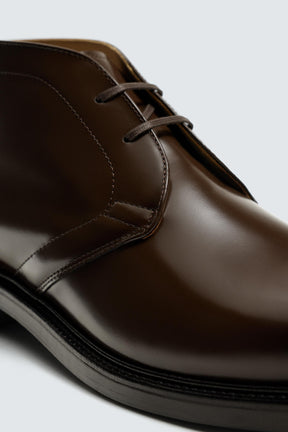 GLOSSY LEATHER BOOTS - Image 6